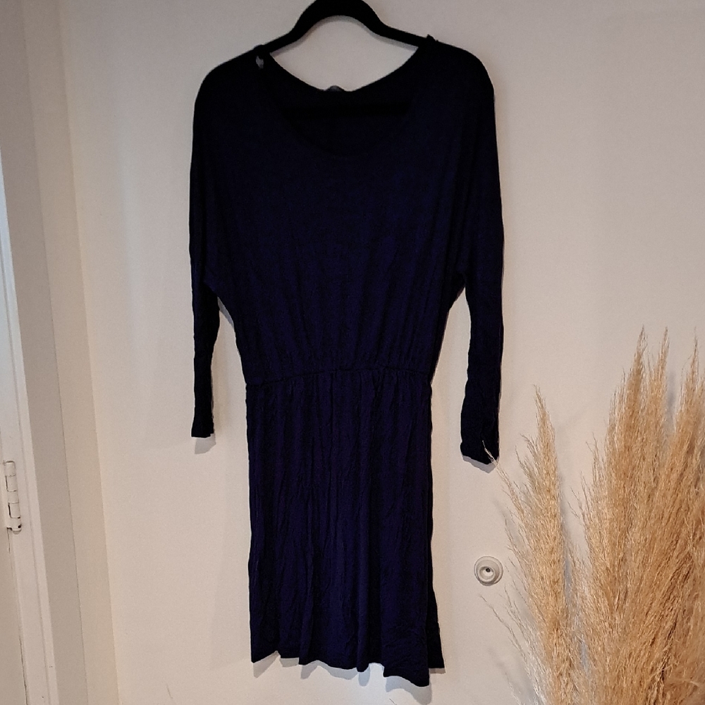 NWT Caralase Signature Elegant Navy Blue Dress Size XL B113